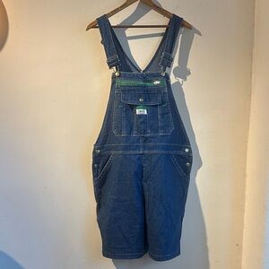 Liberty Denim Overall Shorts with Pocket Detail